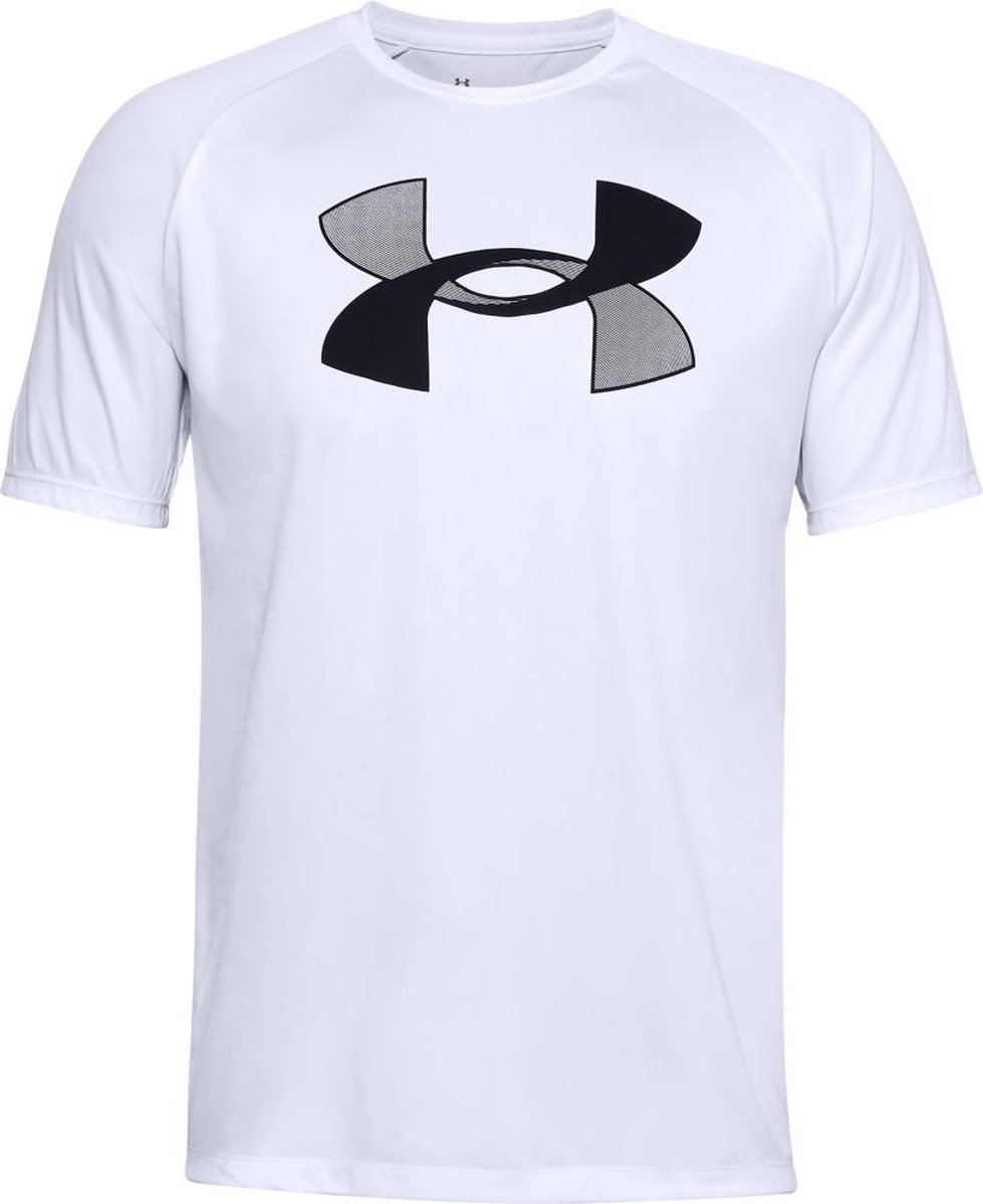 t-shirt, short sleeve, white, logo, athletic
