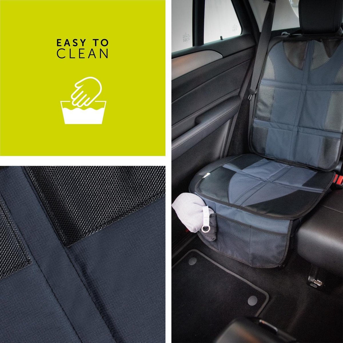 Hauck Sit on Me Deluxe Autostoelbeschermer - Black