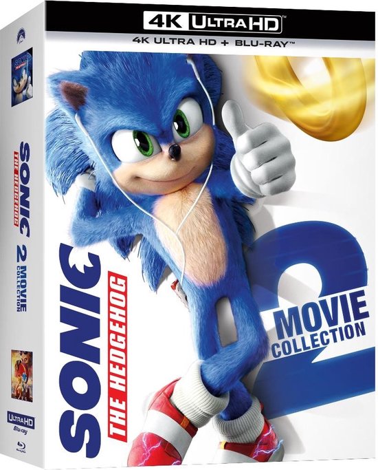 Sonic The Hedgehog 1 + 2 (4K Ultra HD Blu-ray) (Steelbook)
