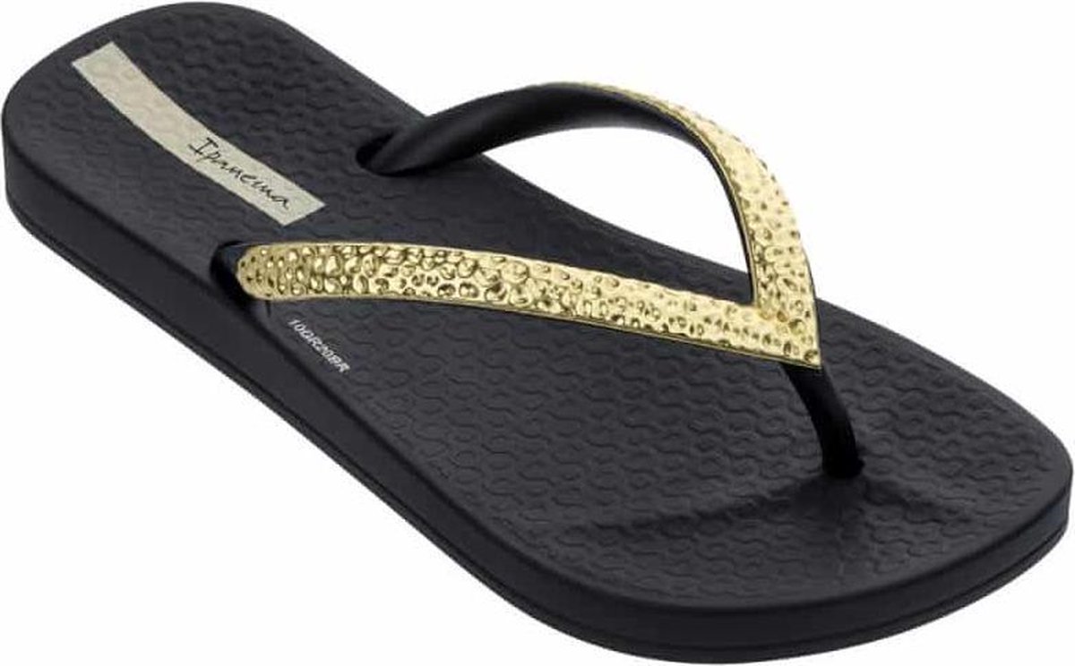 Ipanema - Maat 30 - teenslippers Anatomic Mesh Kids black gold