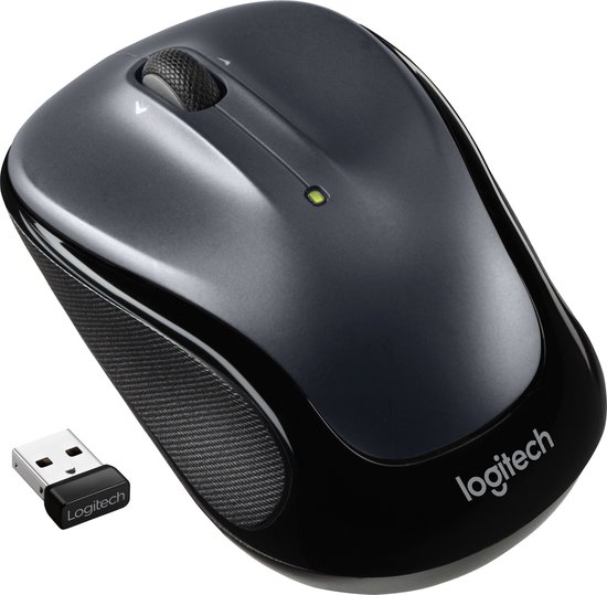 Logitech M325s - Draadloze Muis - Donkergrijs