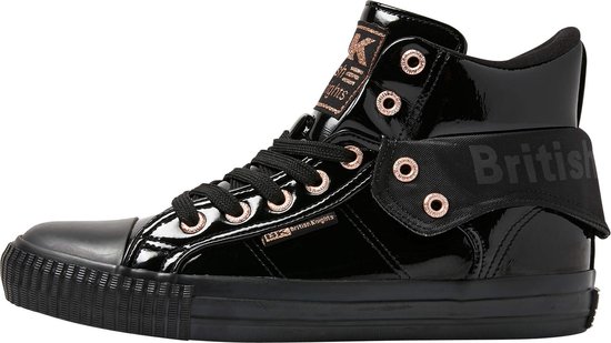British Knights Dames Lak Sneakers - Zwart - Maat 38