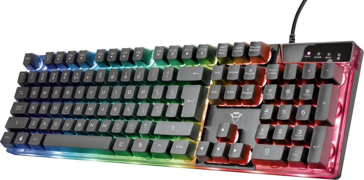 Trust GXT 835 Azor - Gaming Toetsenbord - QWERTY US