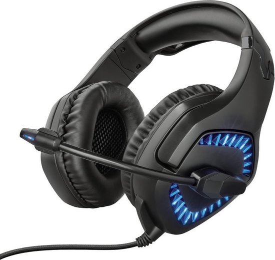 GXT 460 Varzz - Gaming Headset met verlichting voor PS4 en PC - Zwart/Blauw