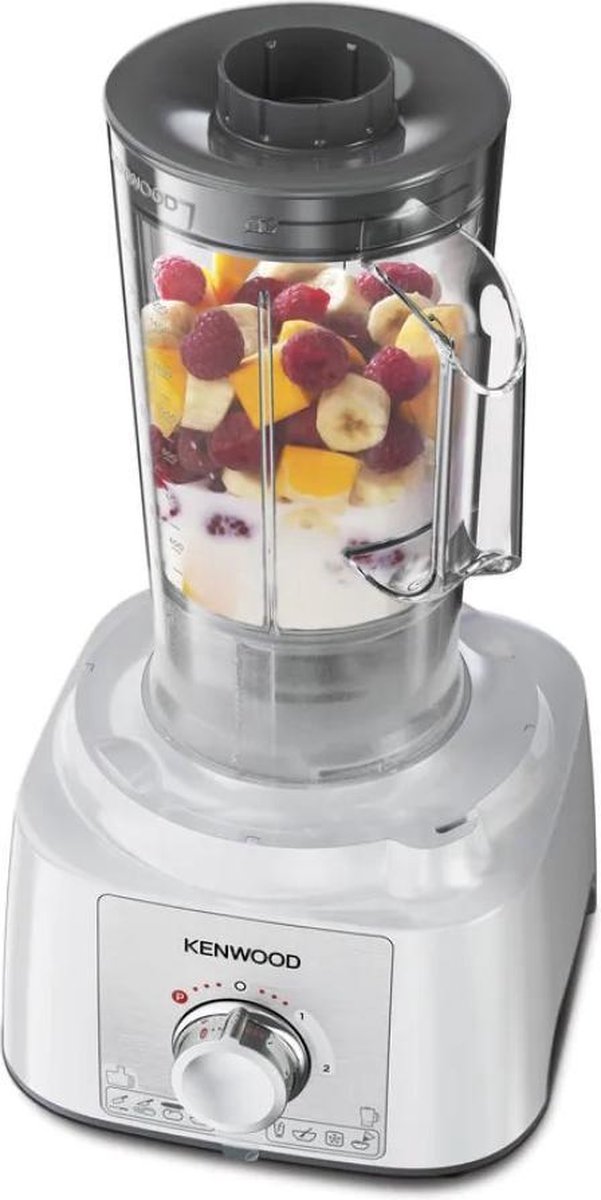 Kenwood Multipro Express FDP65.450WH - Foodprocessors - Wit - 1000 Watt - 3 Liter mengkom