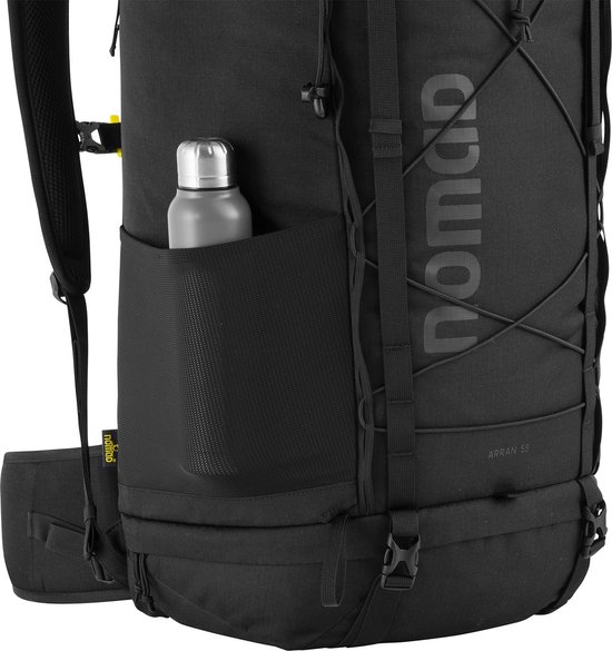 NOMAD® Arran 55 liter Zwart | Backpack Dames & Heren | Hiking
