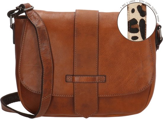 Micmacbags Wildlife Schoudertas - Bruin