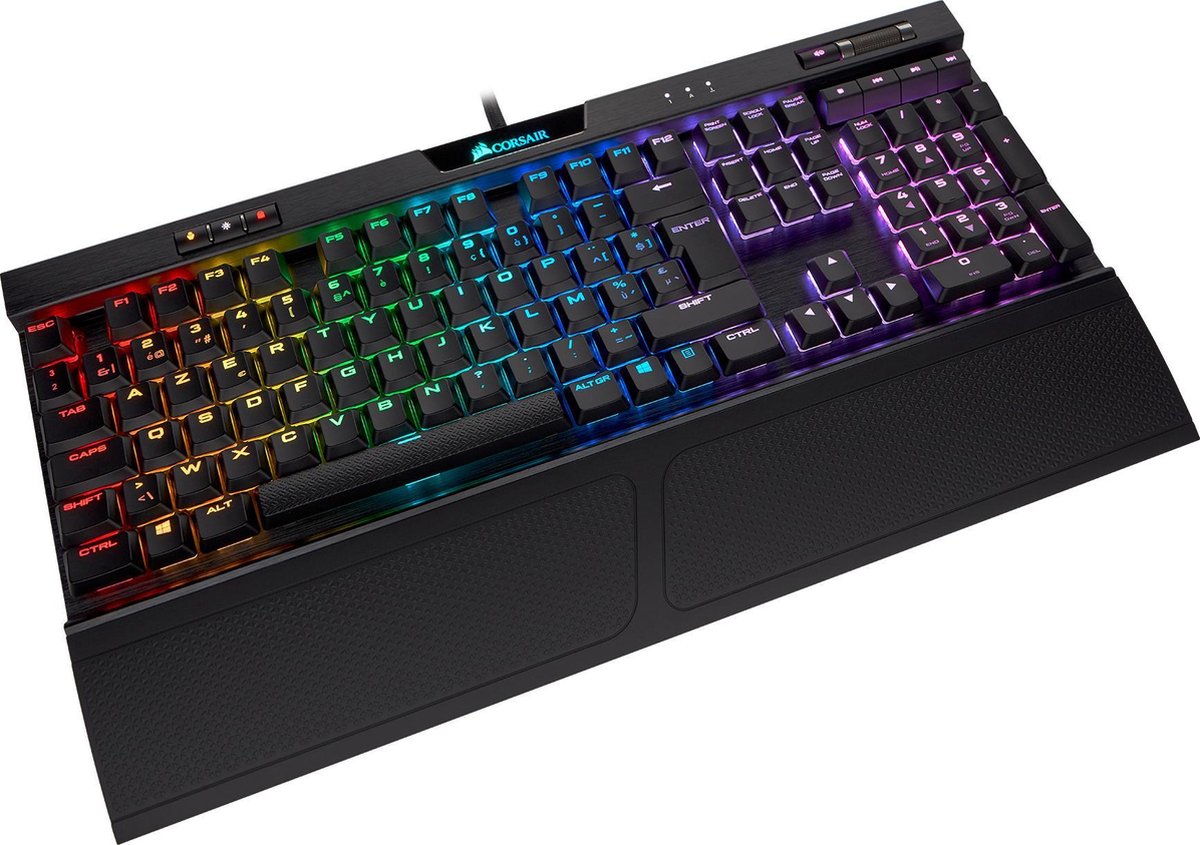 Corsair K70 RGB Low Profile RapidFire - Mechanisch Gaming Toetsenbord - BE Azerty - Cherry MX