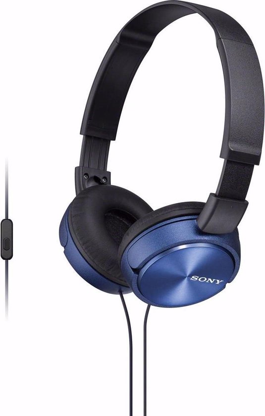 Sony MDR-ZX310AP - On-ear koptelefoon - Blauw