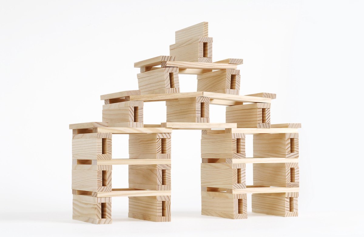 KAPLA - KAPLA Blank - Constructiespeelgoed - 200 plankjes