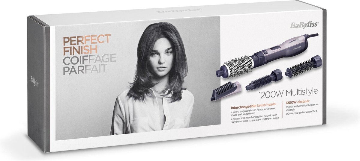 BaByliss - 1200W Multistyle AS121E - Föhnborstel set
