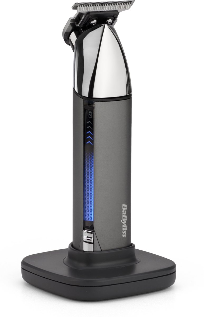 BaByliss Super-X Metal Series T996E Baardtrimmer - Japans Staal T-Mes - USB Oplaadstation - Waterpro
