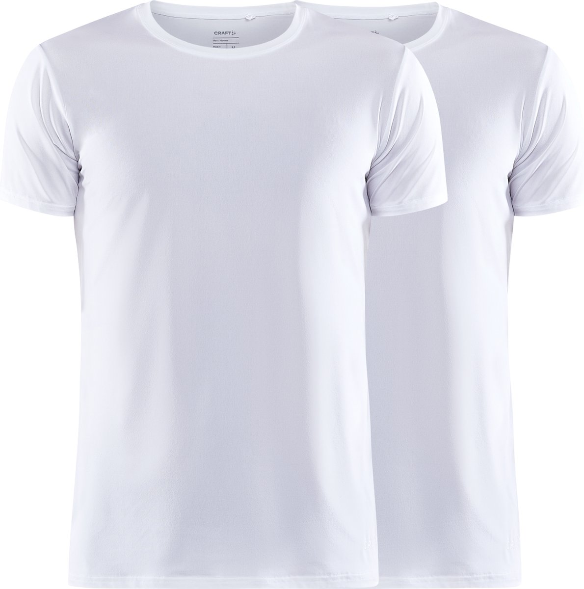 t-shirt, unisex, white, plain, short-sleeve