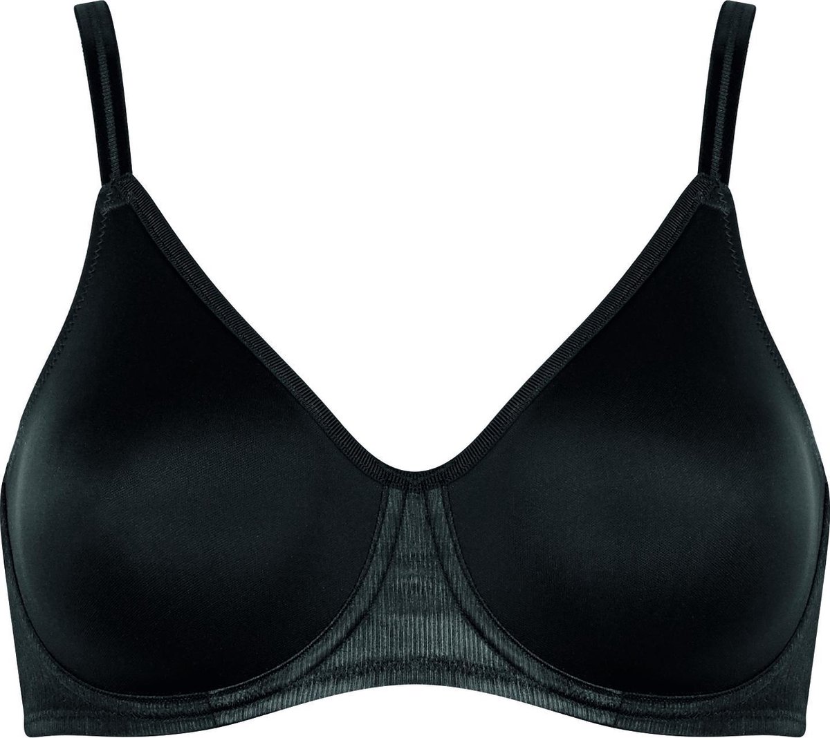 bh, bralet, zwart, glad, zonder-versiering