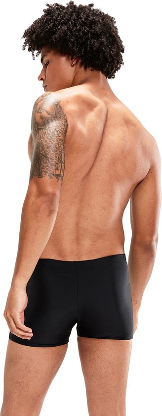 Speedo - 4 - Medley Logo Aquashort Zwart/Groen Heren Sportzwembroek