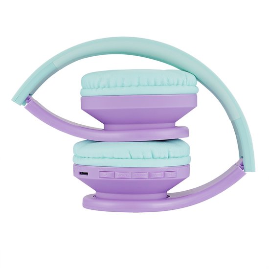 PowerLocus P1 draadloze Over-Ear Koptelefoon Inklapbaar koptelefoon voor kinderen - veilig volume va