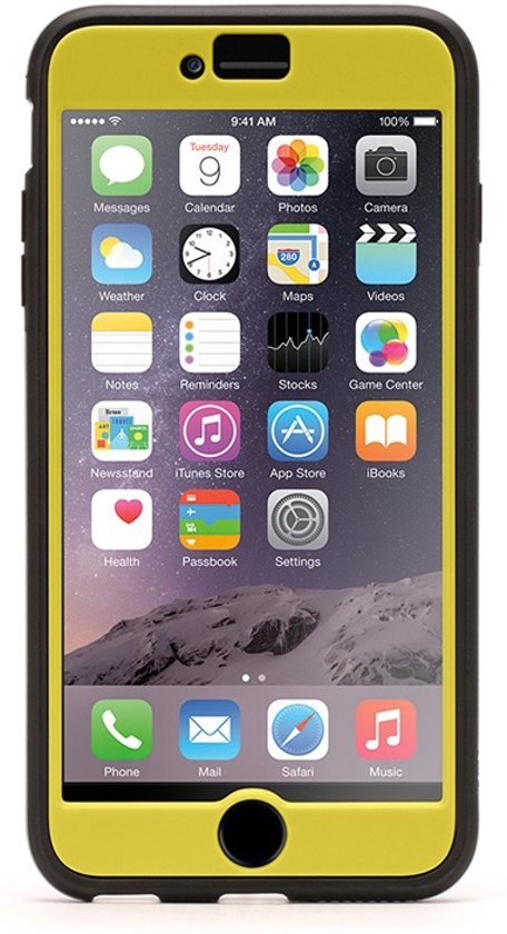 Griffin Identity Performence Radiant iPhone 6 Plus Zwart/Grijs/Geel