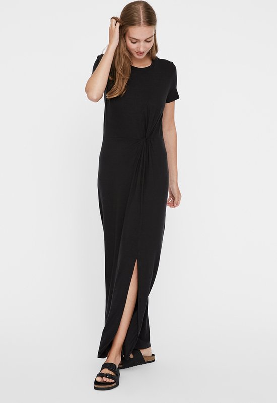 VERO MODA Maat L VMAVA LULU SS ANCLE DRESS GA Dames Jurk