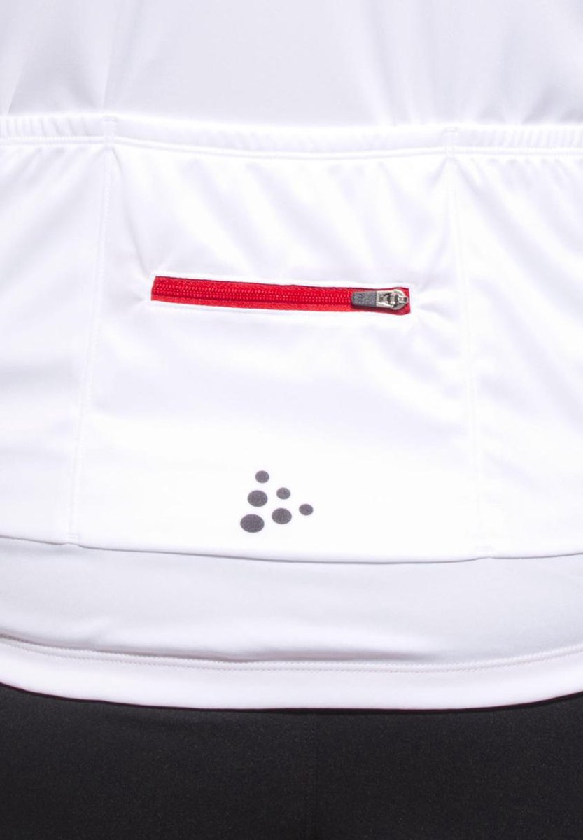 Craft Classic Logo Jersey korte mouwen wit Maat S