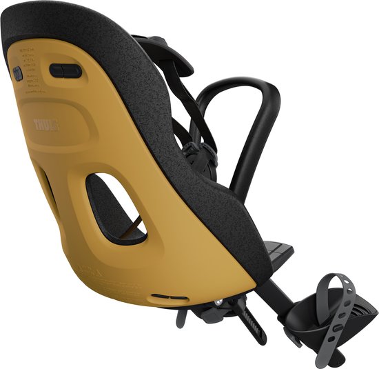 Thule Yepp Nexxt 2 mini - fietsstoeltje - voorzitje - Burnished Yellow