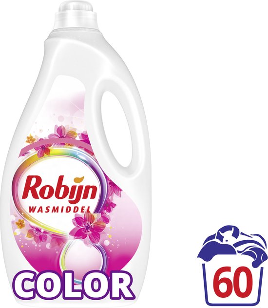 wasmiddel, kleur, fluïde, 60 wassen, grootverpakking