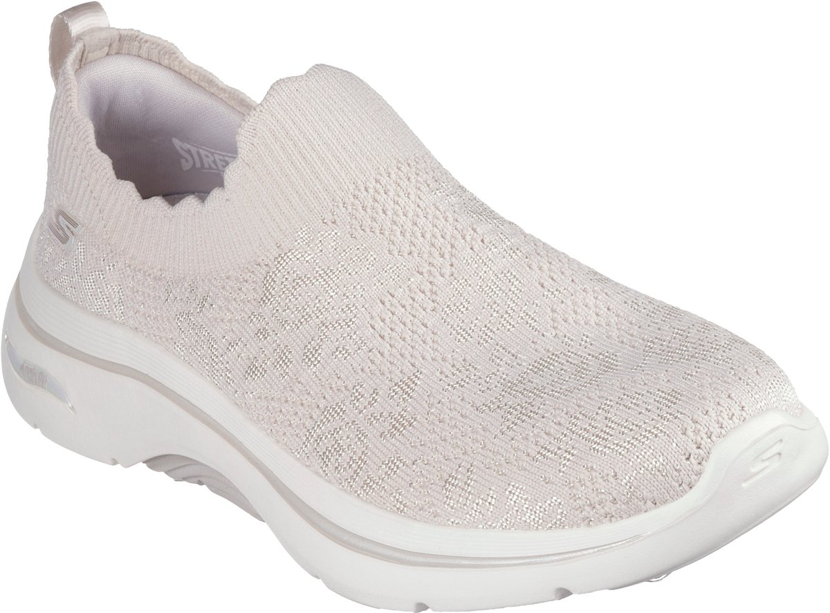 Skechers - maat 38 - GO WALK ARCH FIT 2.0 Dames Sneakers - Naturel