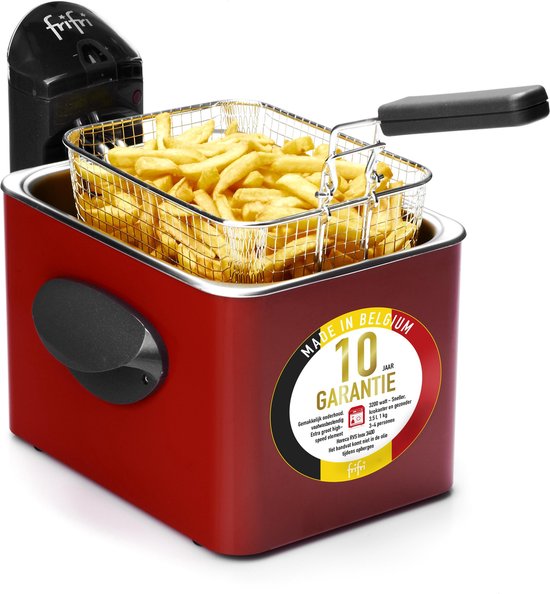 Frifri Expert F1905R Frituurpan 3.5L | 3200W | Koude Zone Technologie | RVS Kuip | Voor 1.0 kg Friet
