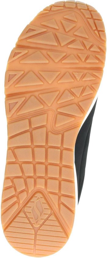 Skechers - Maat 39 - Uno Stand On Air Dames Sneakers - Zwart