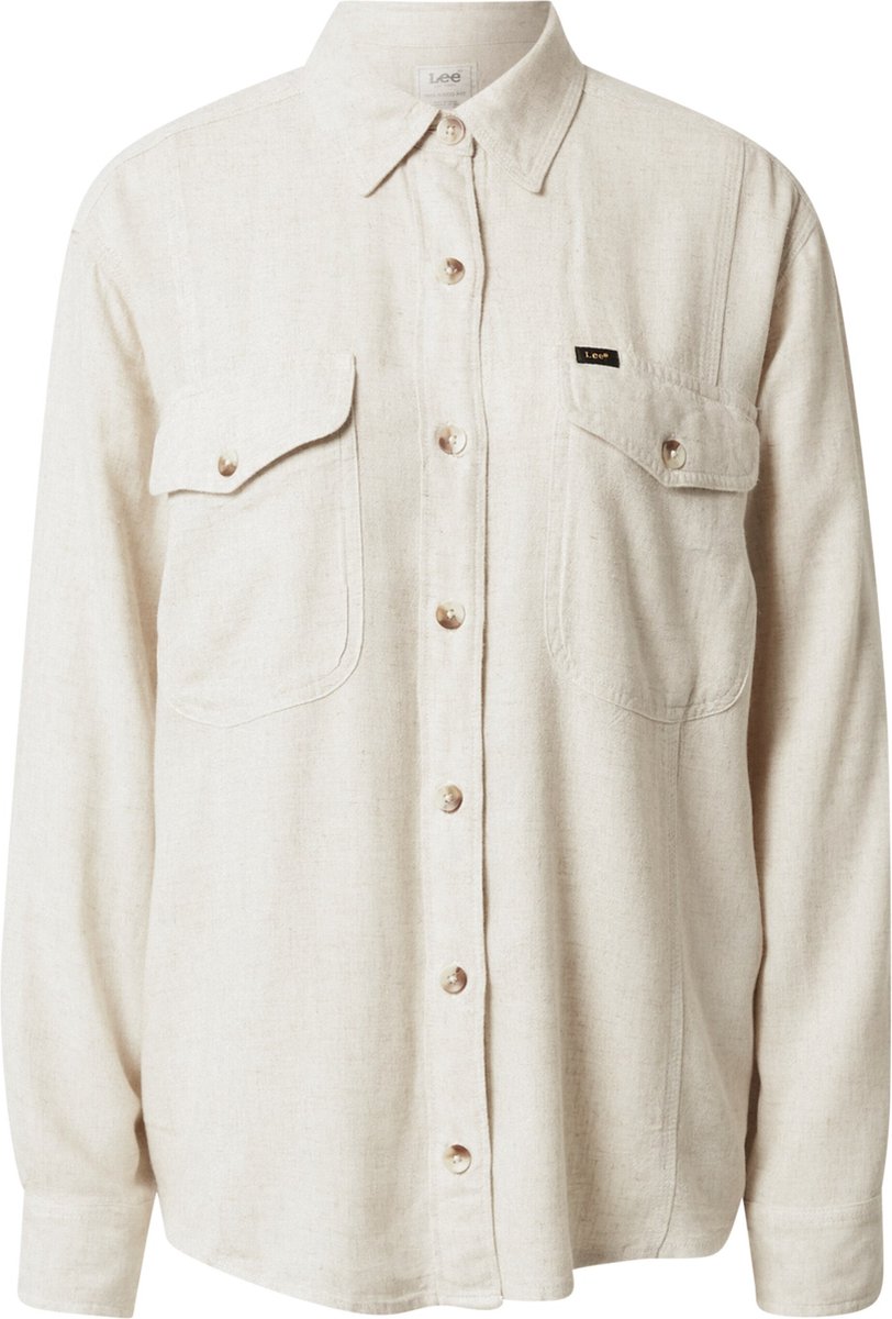 LEE Two Pocket Ecru Dames Blouse - Maat S