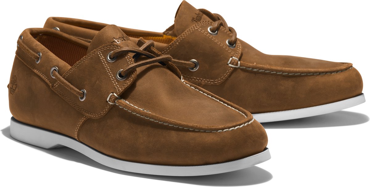Timberland - Maat 44 - Cedar Bay 2 Eye Boat Shoe Heren Bootschoenen - Gaucho