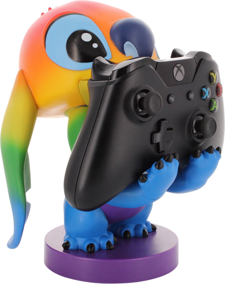 Cably Guy - Stitch Telefoonhouder - Controller Stand - Regenboog
