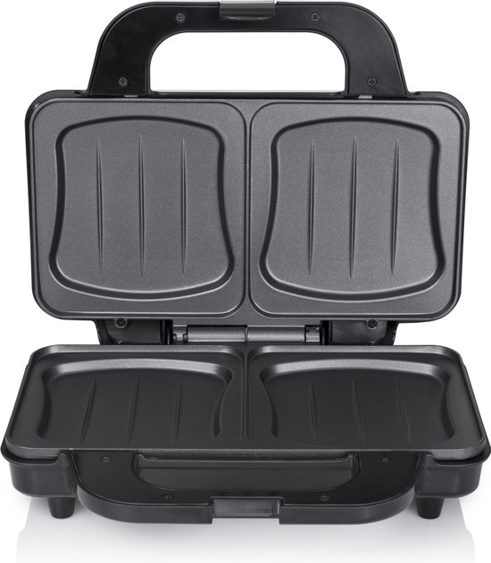 Tristar SA-3060 - Tosti ijzer - XXL platen - Zwart/zilver