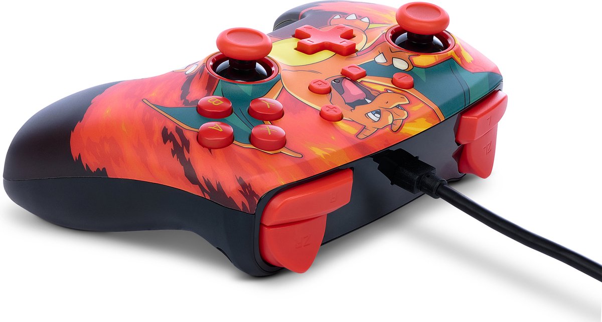 PowerA Verbeterde Bedrade Controller - Nintendo Switch - Pokémon Charizard Vortex