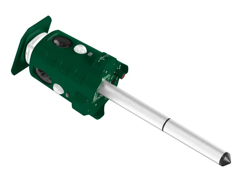 grove sensor, green housing, probe, extension rod, instrument tip