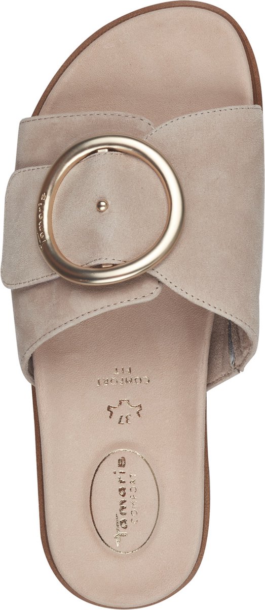 Tamaris - maat 39 -  COMFORT Essentials Dames Muiltjes - BEIGE