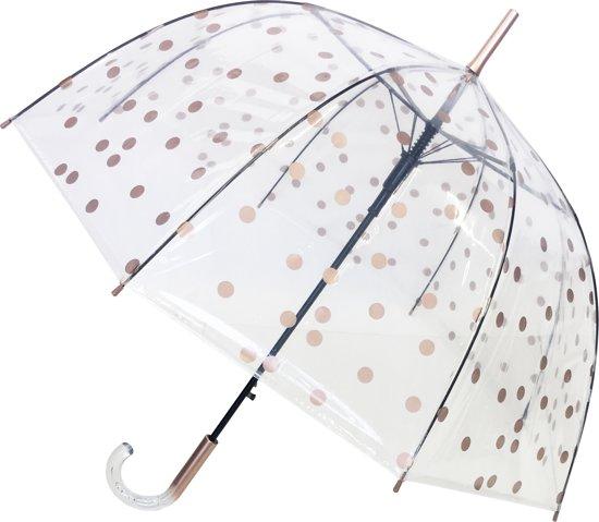 Smati Pois Cuivres Paraplu 85cm - Goud