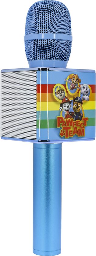 Paw Patrol Pawfect - draadloze karaoke microfoon - met speaker - stemopname