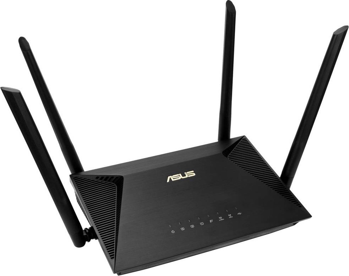 ASUS RT-AX53U - Draadloze Router - WiFi 6 - AX - Zwart
