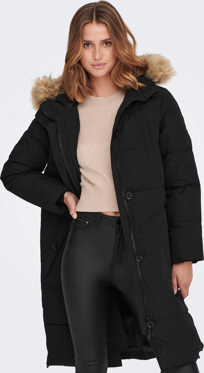 JDY - Maat L - JDYLOOK PADDED LONG PARKA JACKET OTW SIE Dames Jas