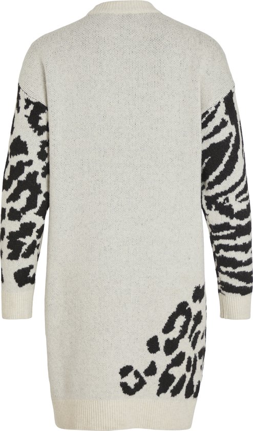 VILA Maat M VIALIRA L/S JACQUARD KNIT DRESS/SU/LC Dames Jurk