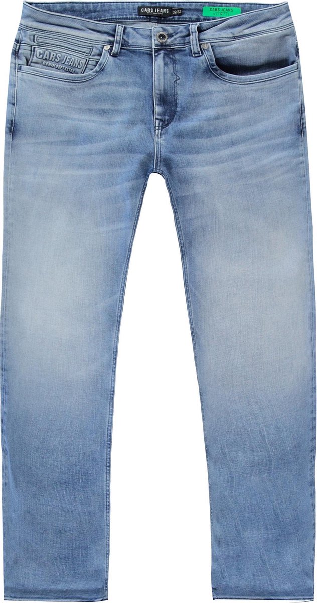 Cars Jeans – Maat W34 X L32 - Blast Slim Fit Porto Bleach Wash Heren Jeans