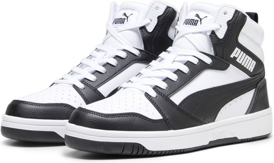 PUMA Rebound - mt 40 - v6 Unisex Sneakers - PUMA White-PUMA Black-Shadow Gray