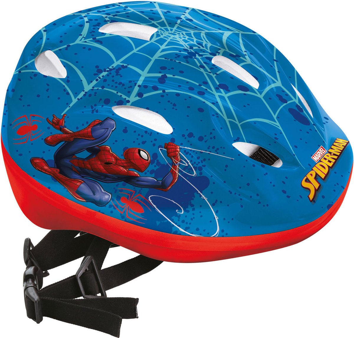 fietshelm, Spiderman, web, blauw, kinderen