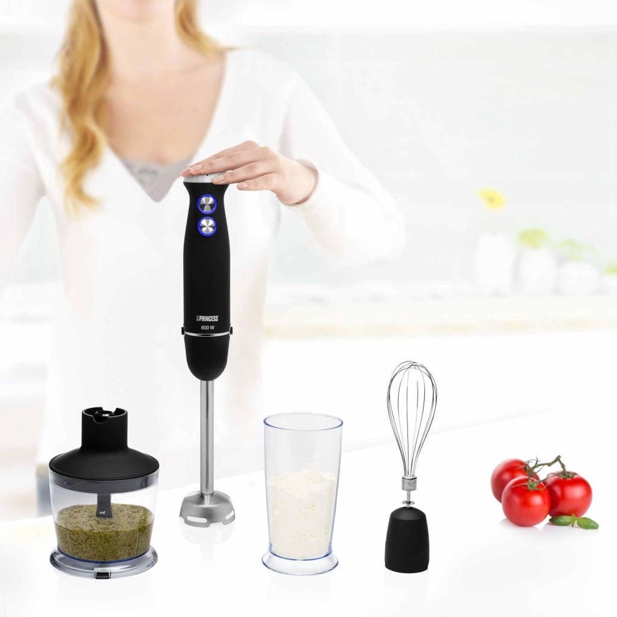 Princess 221220 - Staafmixer - zwart