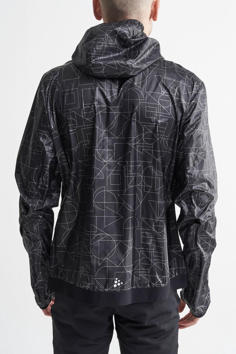 Craft Sportjas - Maat M - Mannen - zwart/wit