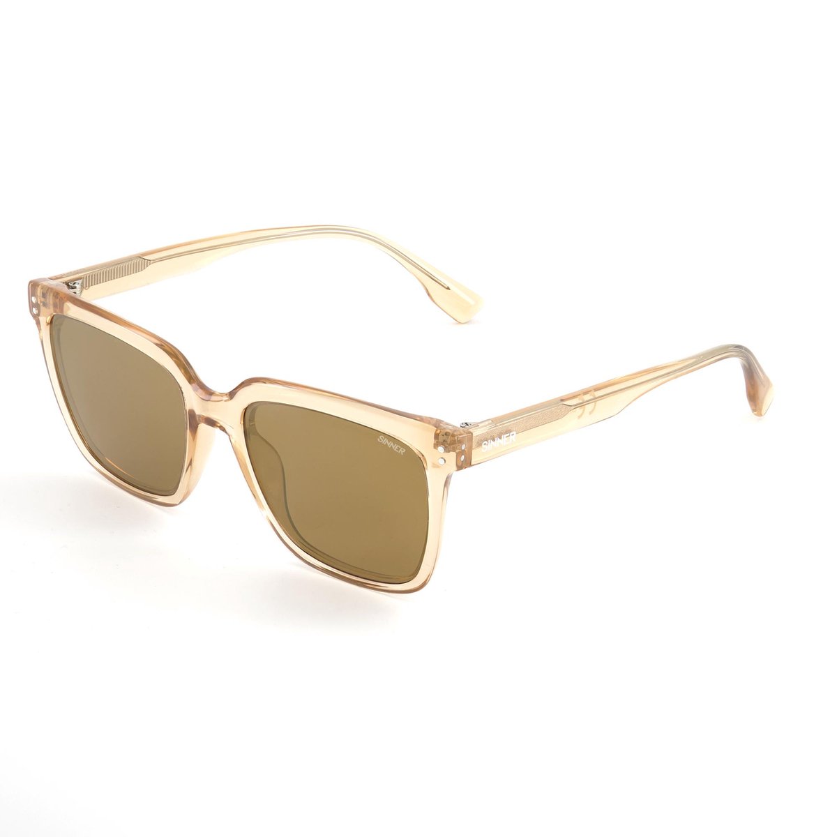 SINNER Dokos - Zonnebril - Polariserend SINTEC®-lenzen - Lichtbruin - Unisex - One size - BIO based frame