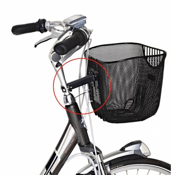 Basil BasEasy - Fietsmand Bevestigingssteun - Permanent - Zwart