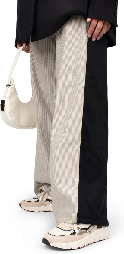 Posh by Poelman - maat 42- CARO Dames Sneaker - Beige met combinatie
