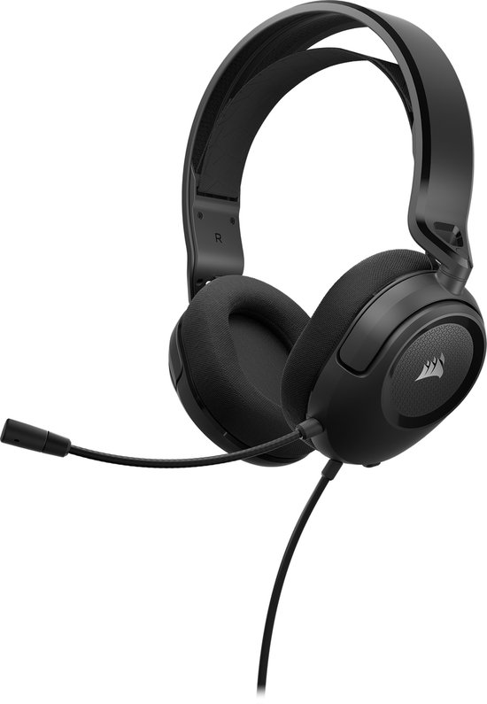 DGM-Outlet-Corsair-HS35-Stereo-V2-Game-Headse Corsair HS35 Stereo V2 Game Headset - Gaming Headset - Zwart - PC, Mac, PS, Xbox & Switch