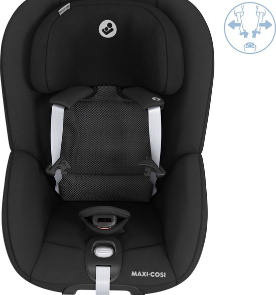 Maxi-Cosi Pearl 360 i-Size - Autostoeltje - ca. 3 maanden tot 4 jaar - FlexiSpin-Rotatie met één hand - Authentic Black